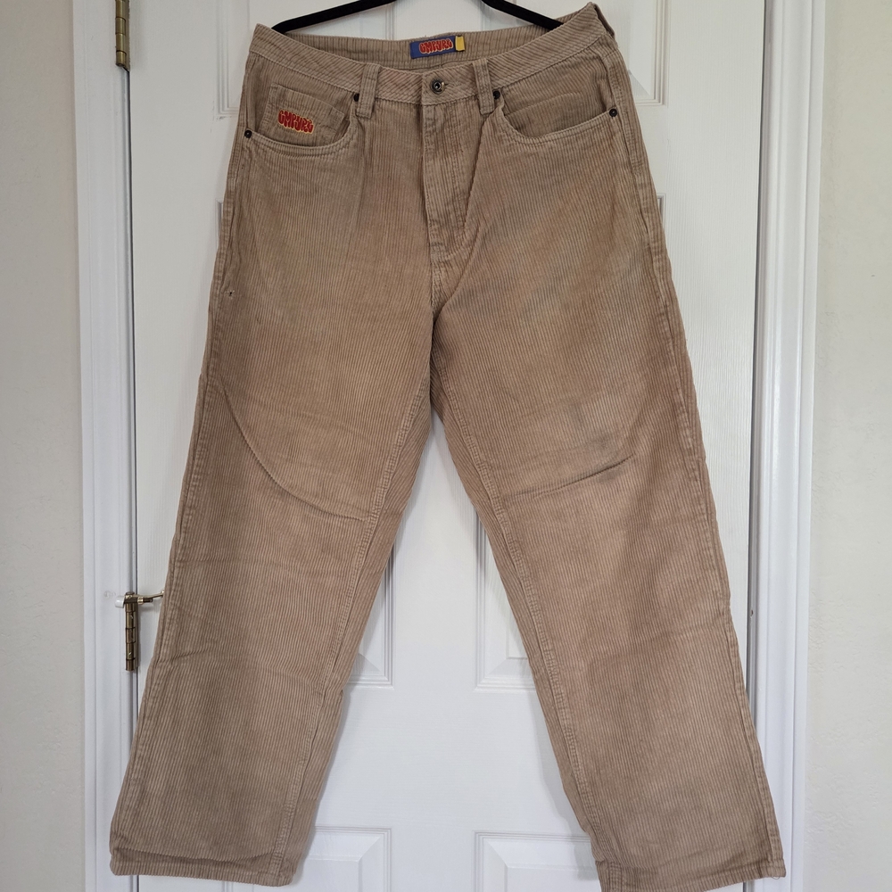 Casual Tan Corduroy Pants